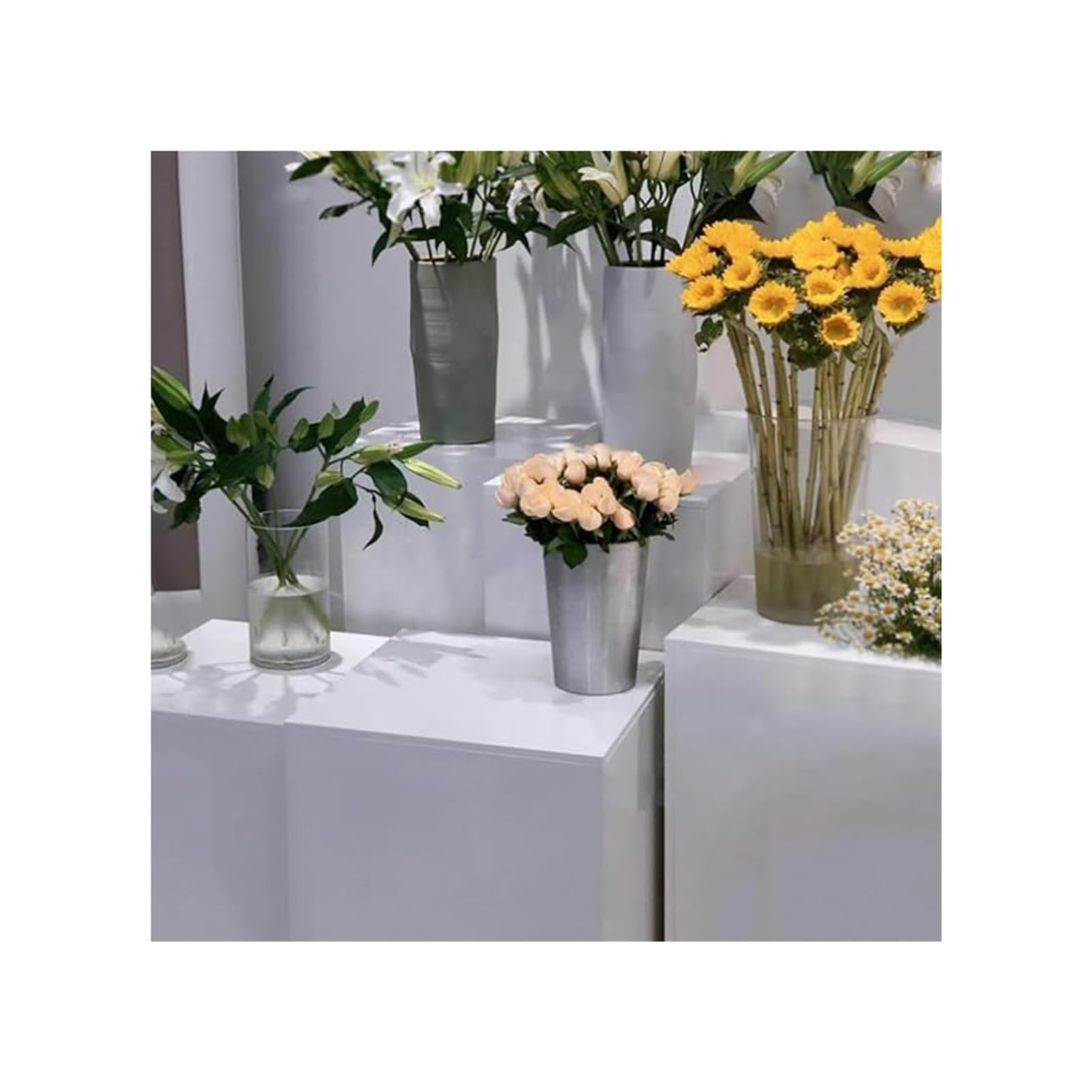 トップス Pedestal Pedestal Display, Clothing Store Parties Wedding Props Cube Riser